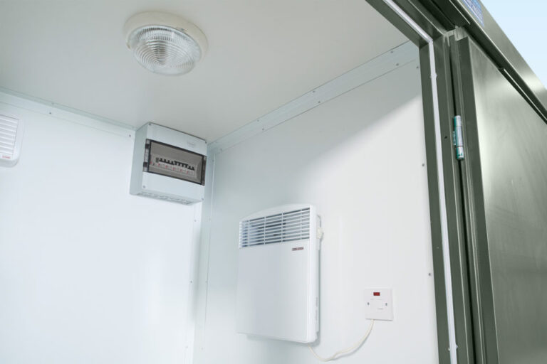1+1 Double Mains Toilet 8ft x 5ft (RAL 6007) - Image 2