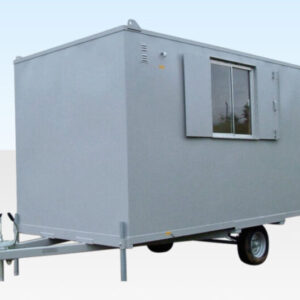 16ft x 7ft6in Steel Mobile Anti-Vandal Office