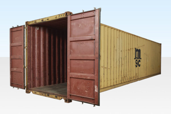 40FT X 8FT Used Shipping Container High Cube For Sale - Image 4