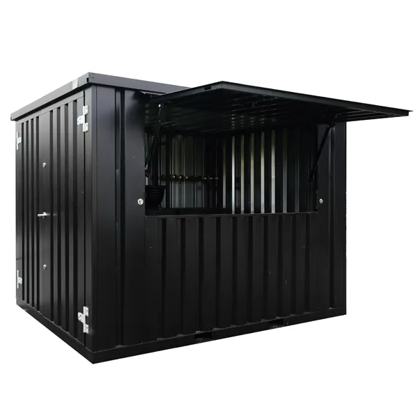 Flat Pack Container 3×2 Meters Black Ral 9005 - Image 5