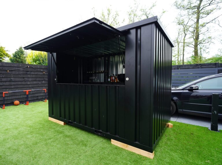 Flat Pack Container 3×2 Meters Black Ral 9005 - Image 3