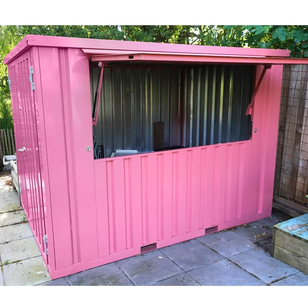 Container Pop Up 3×2 Meters Pink Ral 3014 - Image 2