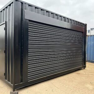 16ft x 8ft Roller Shutter Shipping Container – Secure Steel Storage Unit