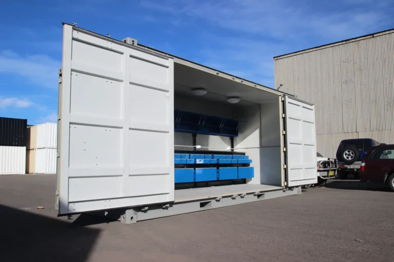 20ft Side Opening Workshop Container - Image 4