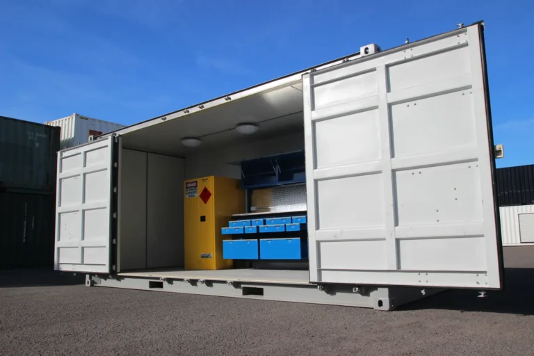 20ft Side Opening Workshop Container - Image 3